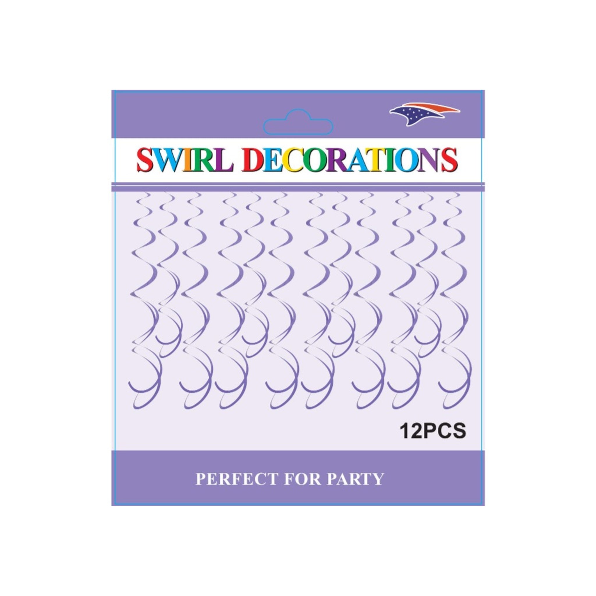 Foil Swirls Lavender 120 Card/Cs